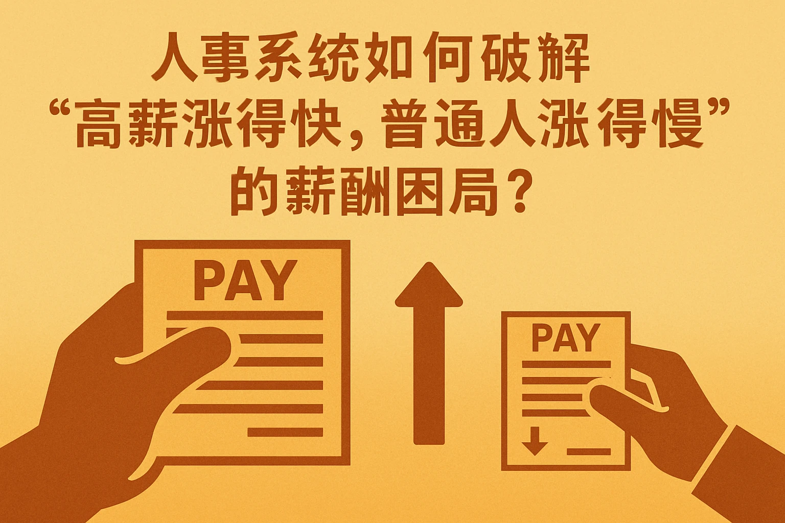 人事系统如何破解“高薪涨得快,普通人涨得慢”的薪酬困局?