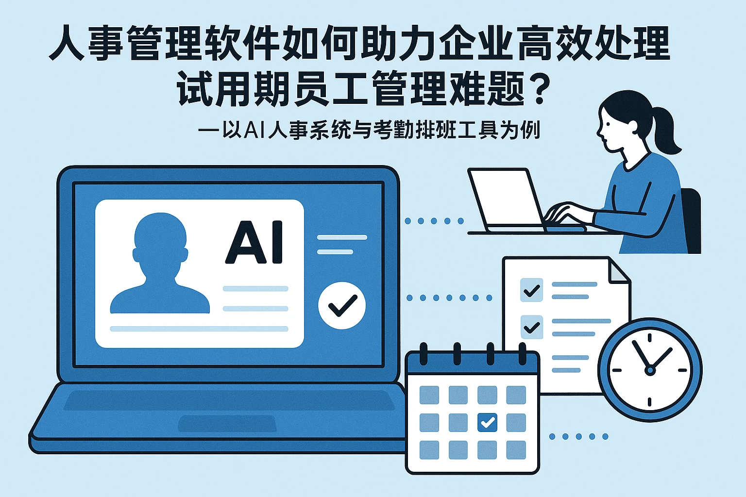 人事管理软件如何助力企业高效处理试用期员工管理难题?——以AI人事系统与考勤排班工具为例