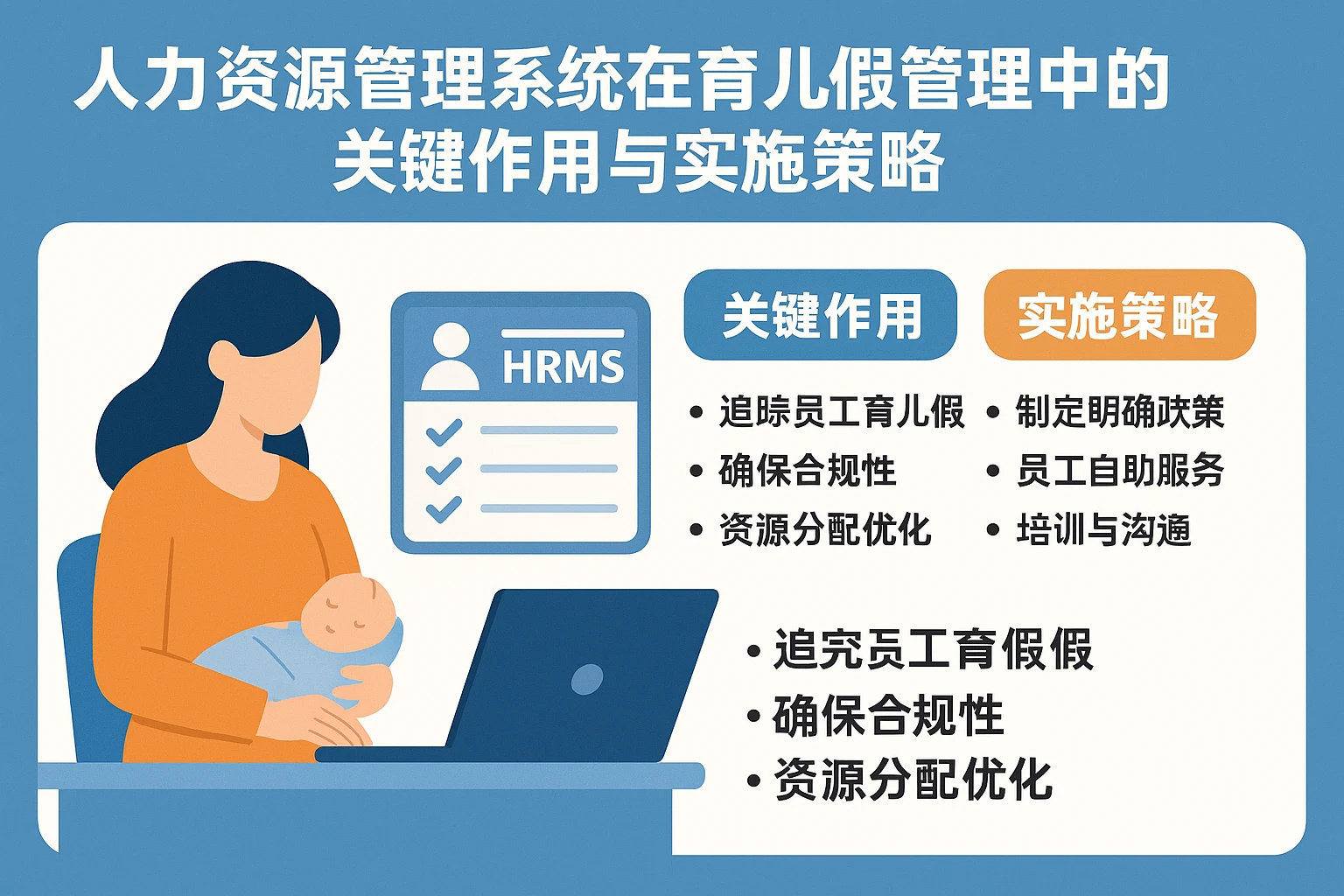 人力资源管理系统在育儿假管理中的关键作用与实施策略