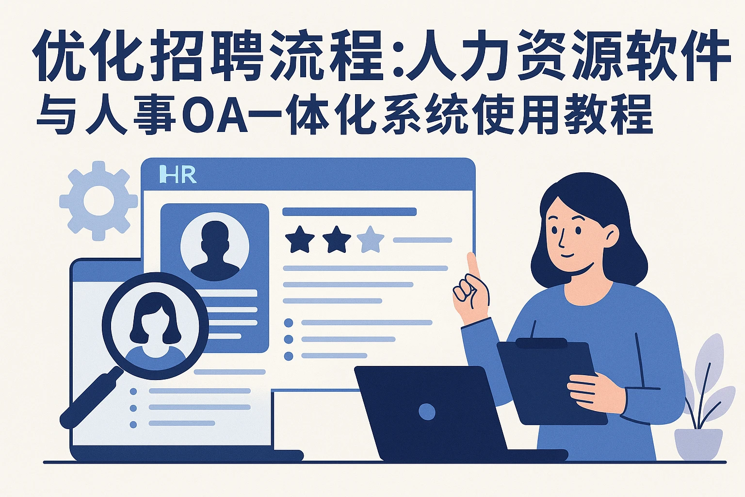 优化招聘流程：人力资源软件与人事OA一体化系统使用教程