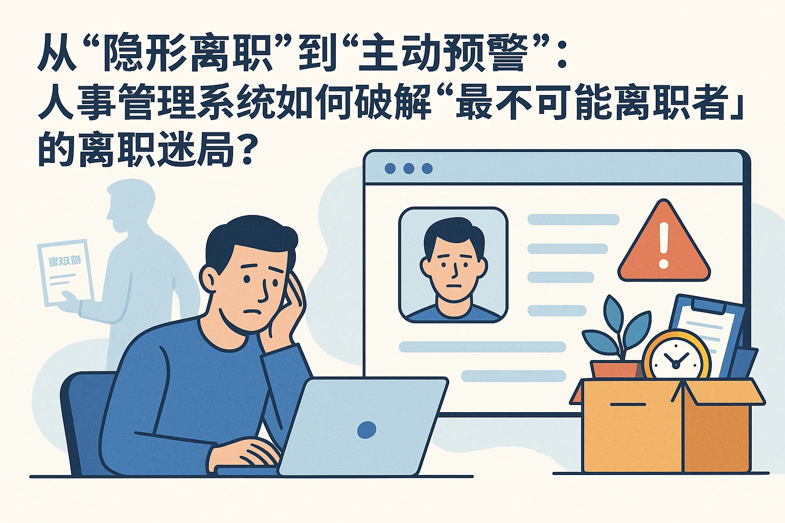 从“隐形离职”到“主动预警”：人事管理系统如何破解“最不可能离职者”的离职迷局？