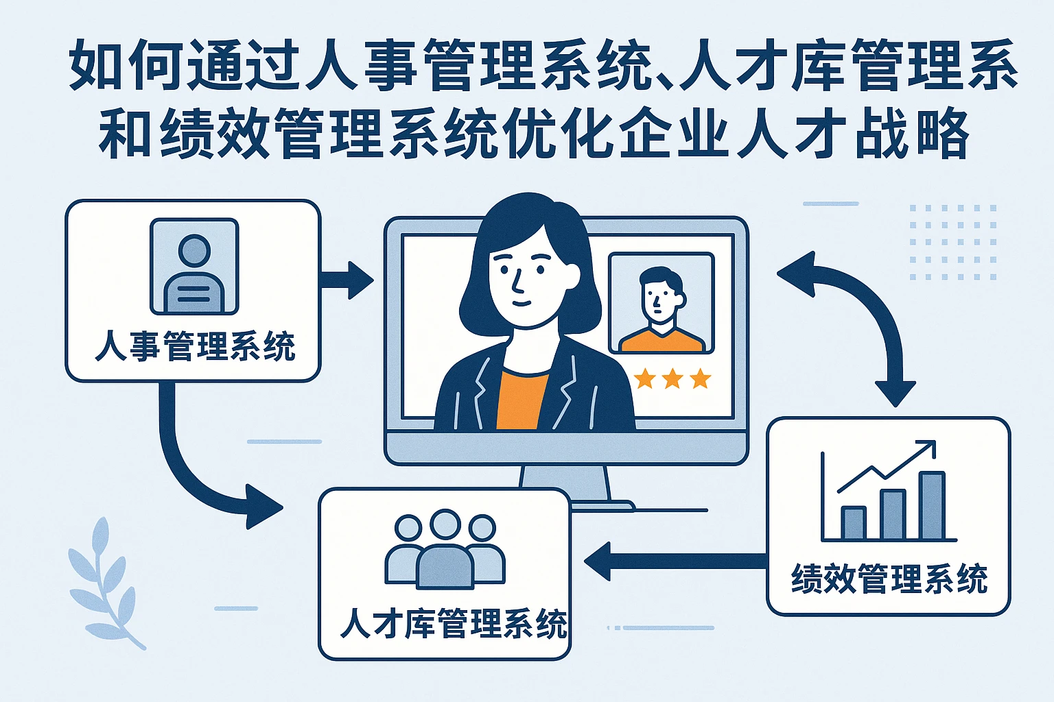 如何通过人事管理系统、人才库管理系统和绩效管理系统优化企业人才战略