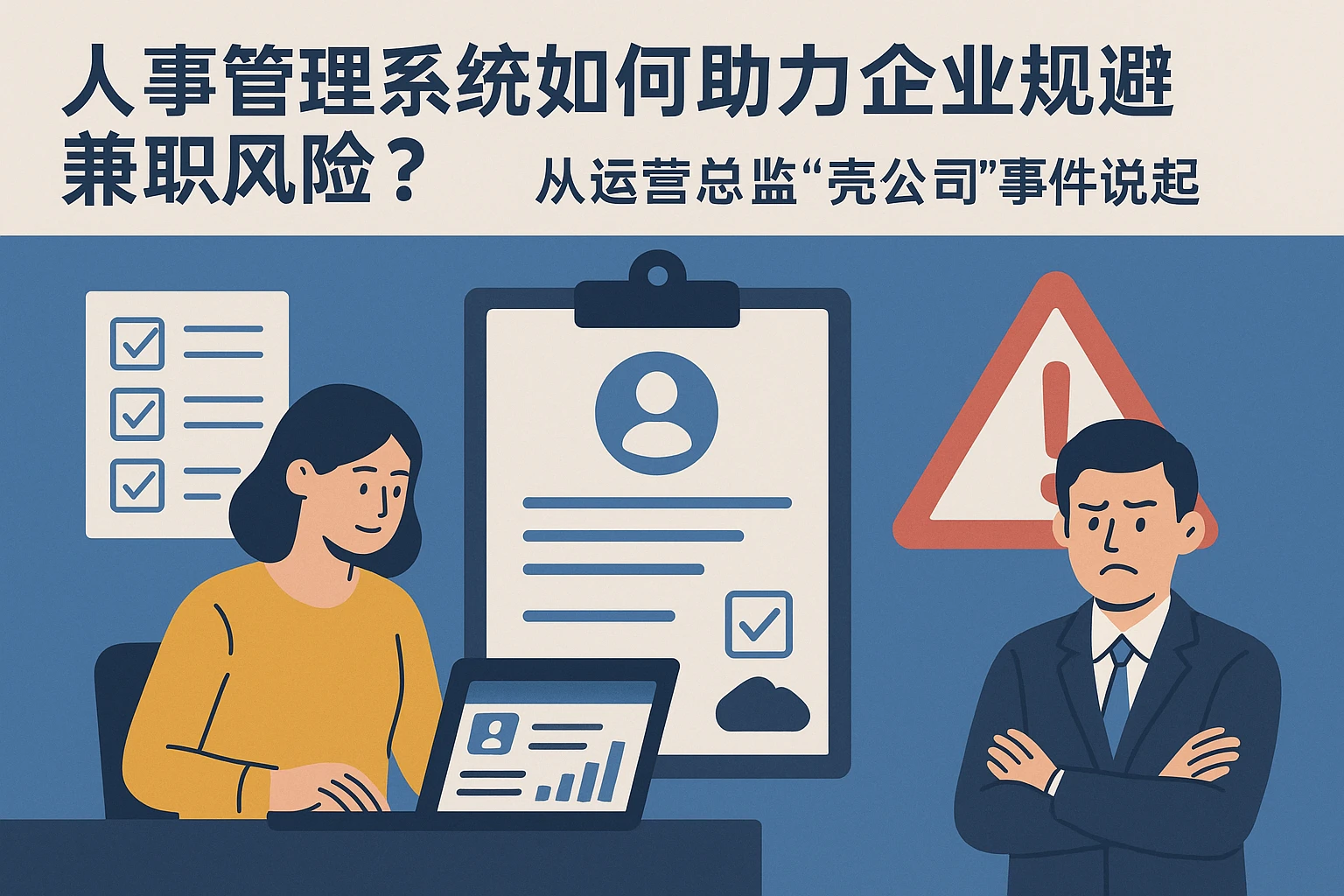 人事管理系统如何助力企业规避兼职风险？从运营总监“壳公司”事件说起