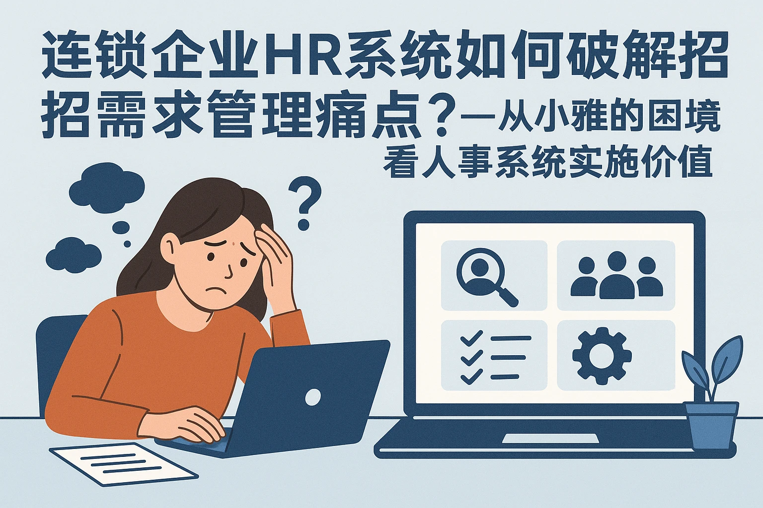 连锁企业HR系统如何破解招聘需求管理痛点?——从小雅的困境看人事系统实施的价值