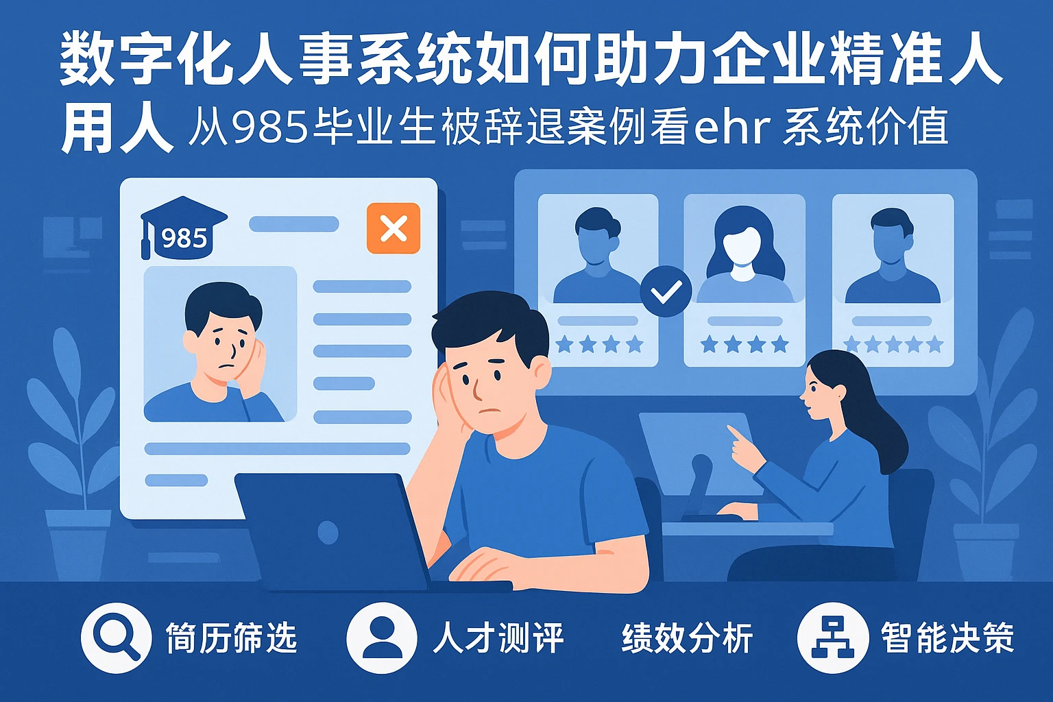 数字化人事系统如何助力企业精准选人用人——从985毕业生被辞退案例看ehr系统价值