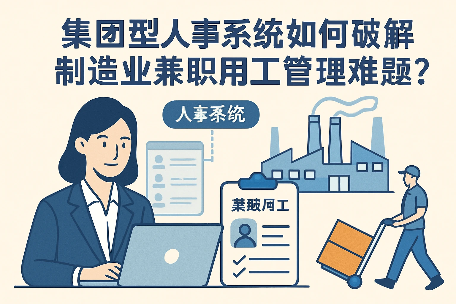 集团型人事系统如何破解制造业兼职用工管理难题？