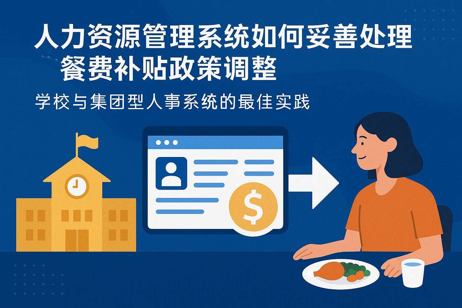 人力资源管理系统如何妥善处理餐费补贴政策调整 - 学校与集团型人事系统的最佳实践