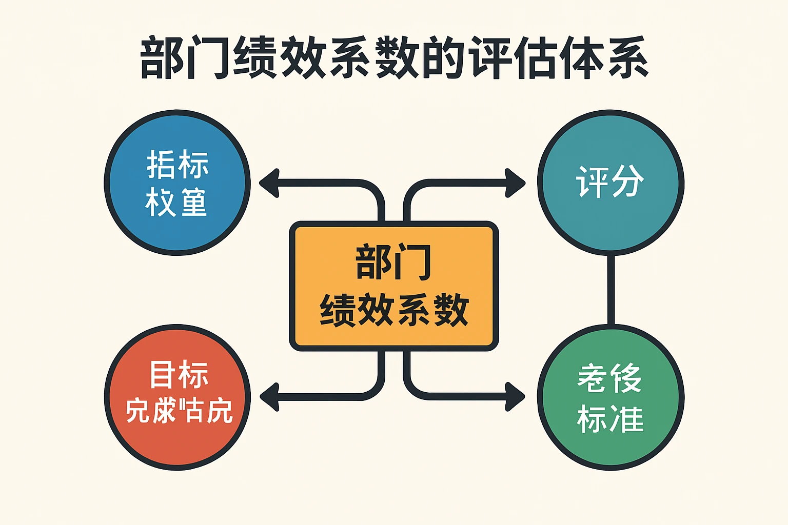 部门绩效系数的评估体系