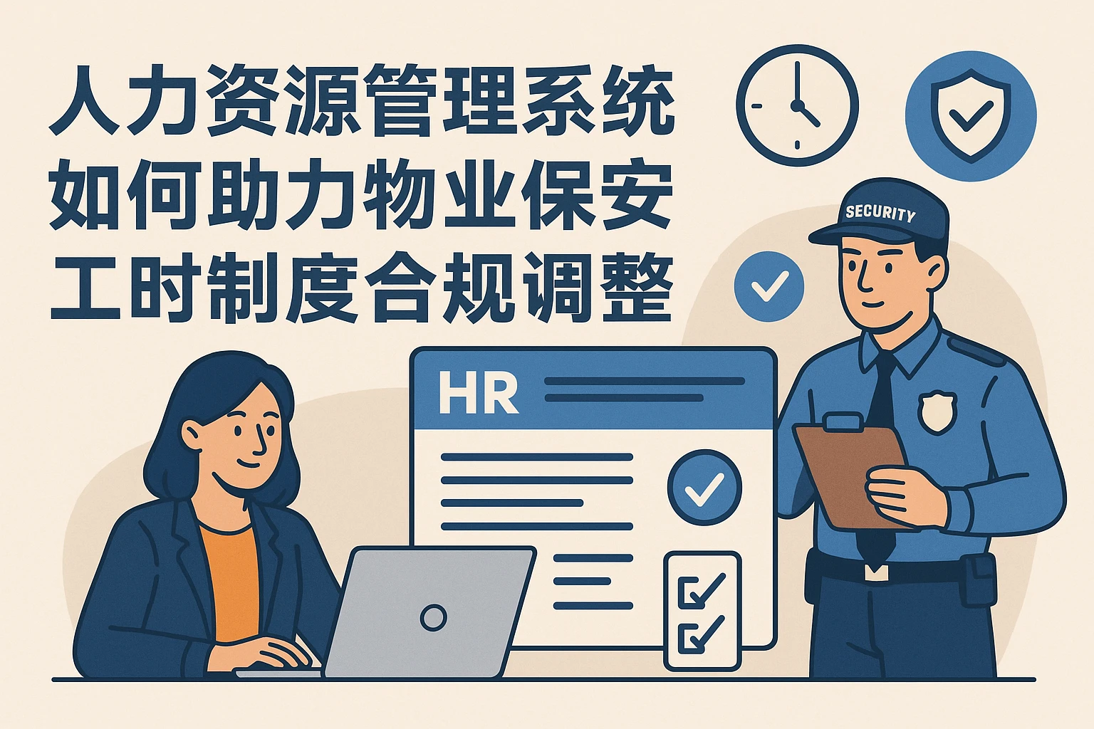 人力资源管理系统如何助力物业保安工时制度合规调整