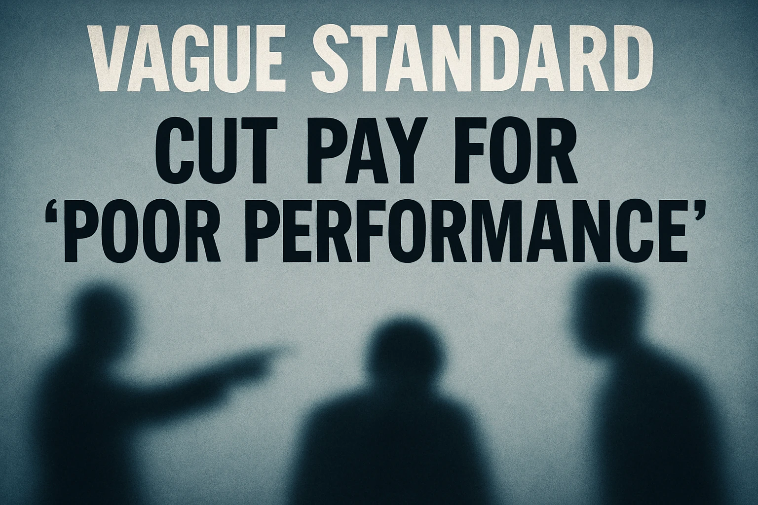 1. 标准模糊:“随意解释”成为扣薪借口