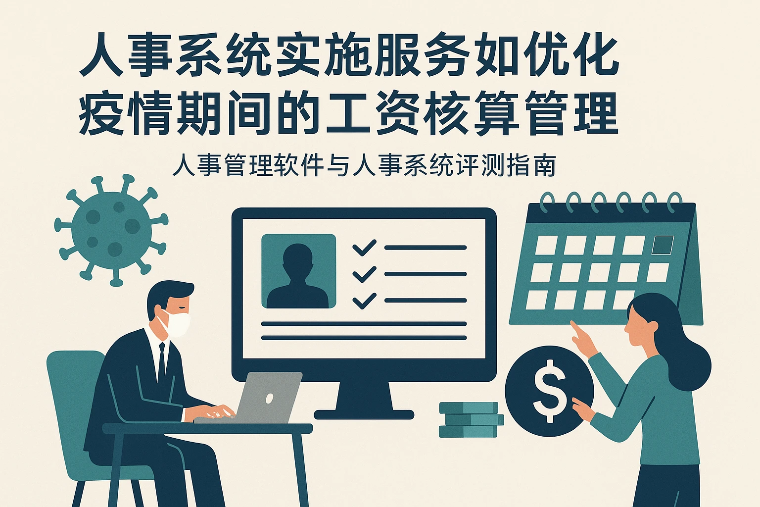 人事系统实施服务如何优化疫情期间的工资核算管理 - 人事管理软件与人事系统评测指南