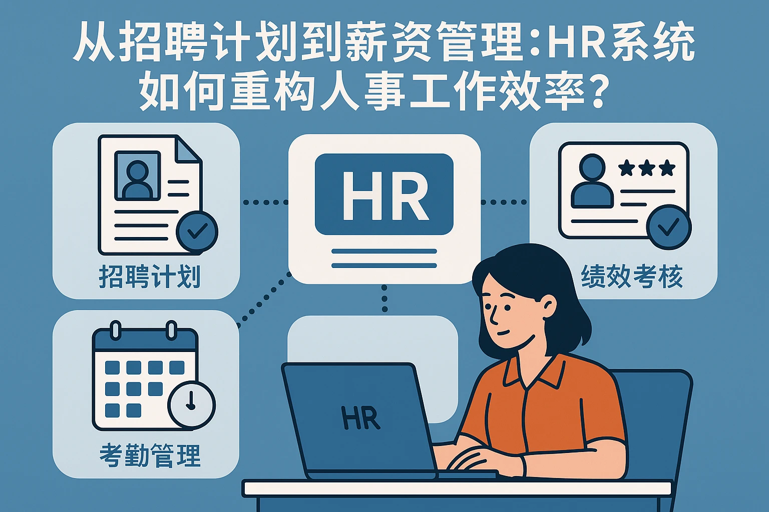 从招聘计划到薪资管理：HR系统如何重构人事工作效率？