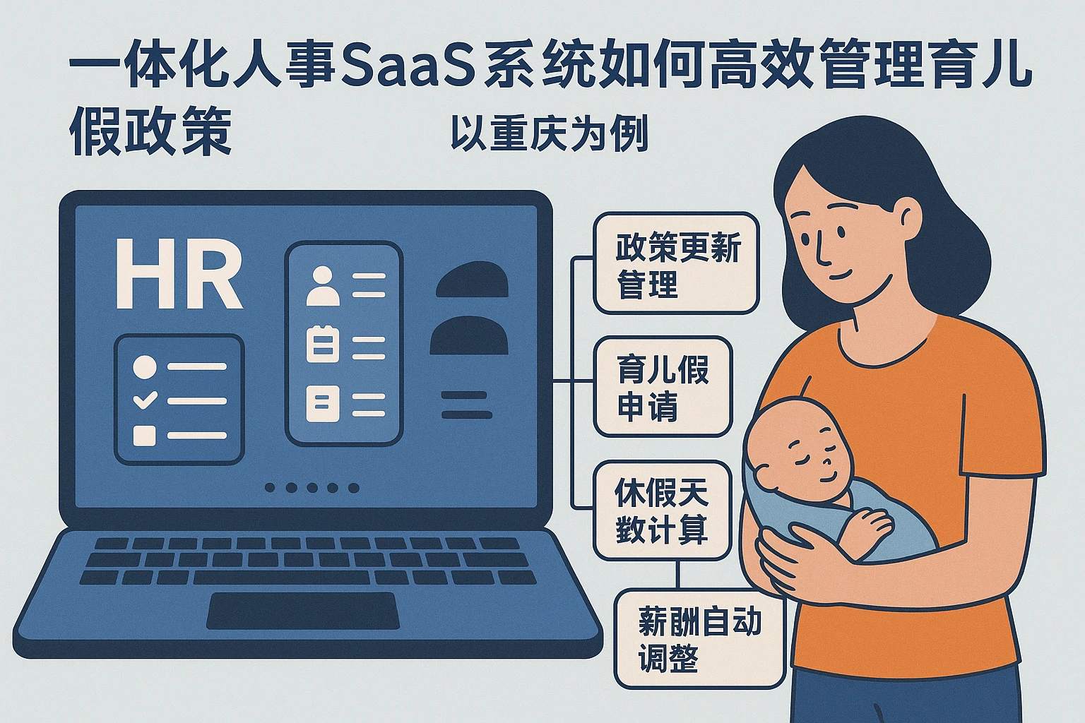 一体化人事SaaS系统如何高效管理育儿假政策：以重庆为例