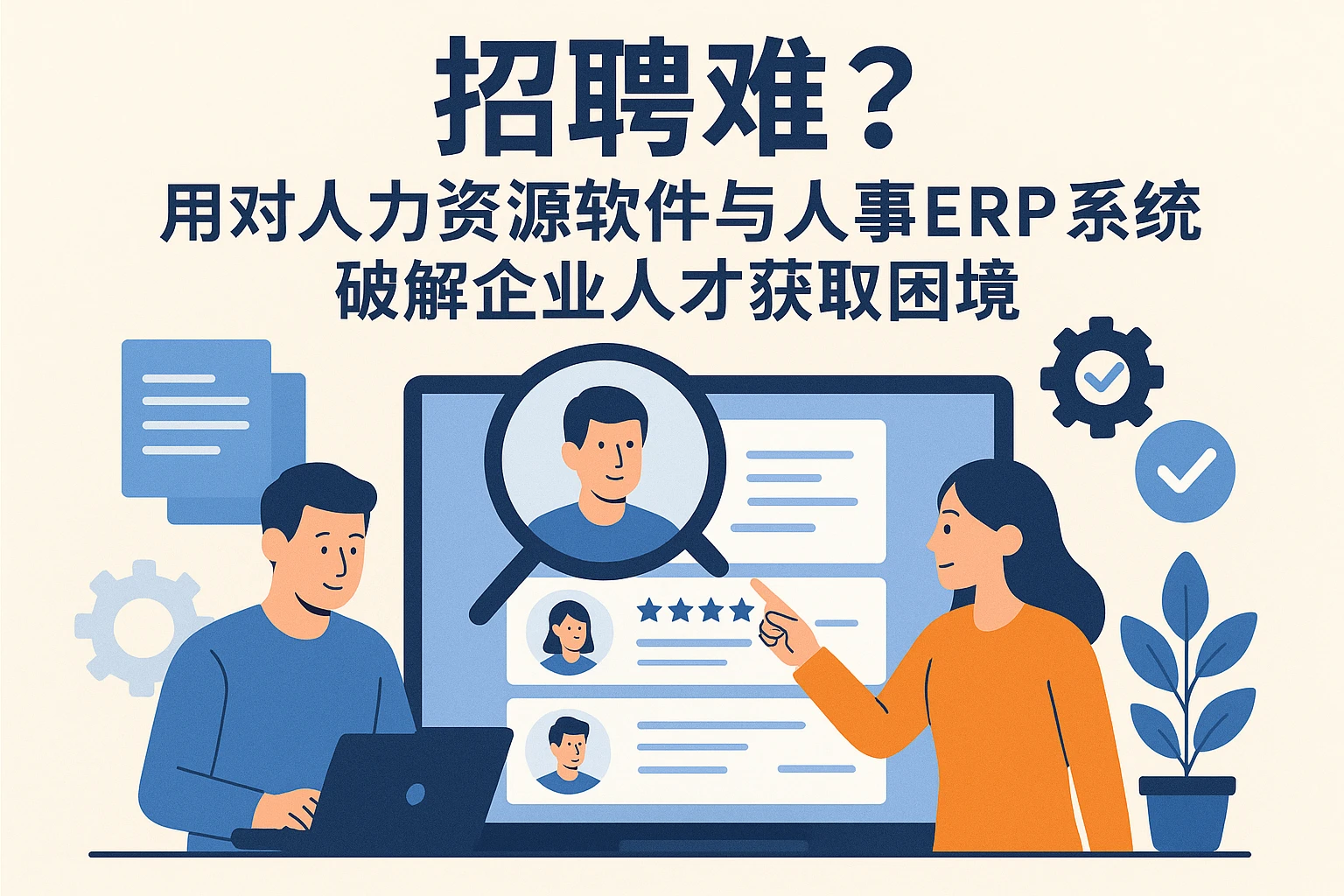 招聘难?用对人力资源软件与人事ERP系统,破解企业人才获取困境