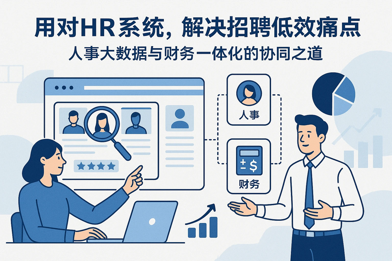 用对HR系统,解决招聘低效痛点:人事大数据与财务一体化的协同之道