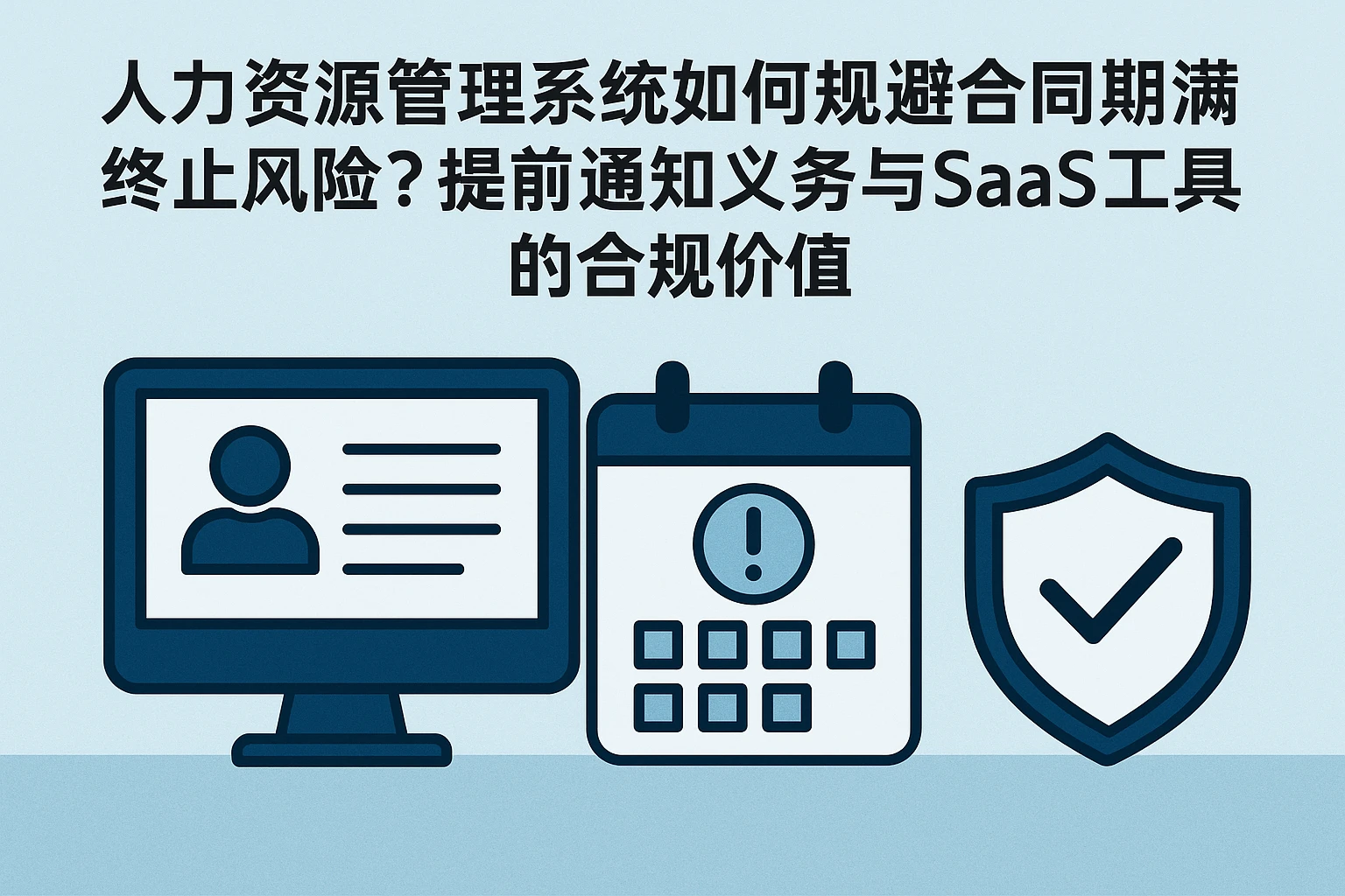 人力资源管理系统如何规避合同期满终止风险？提前通知义务与SaaS工具的合规价值