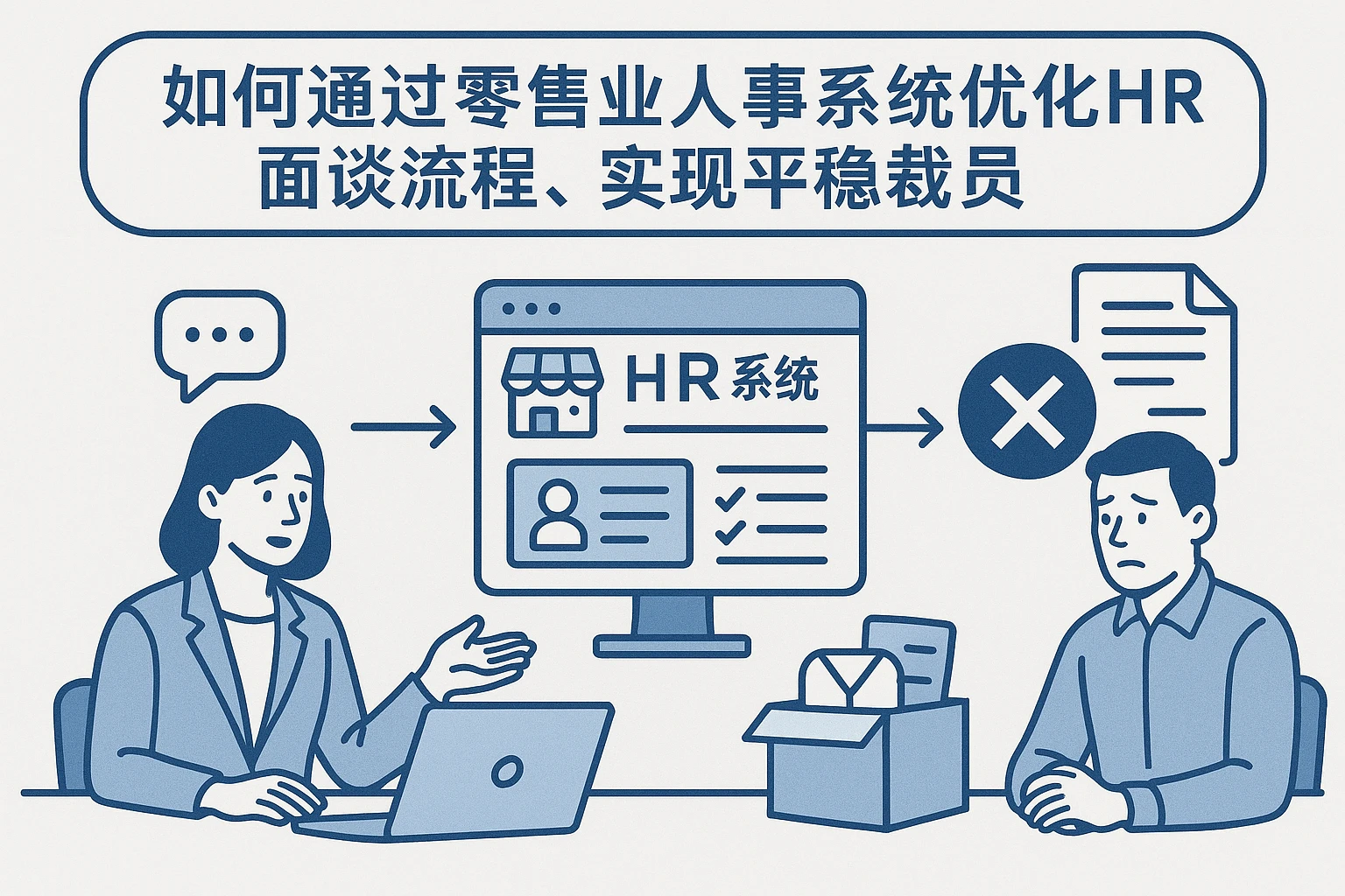 如何通过零售业人事系统优化HR面谈流程,实现平稳裁员