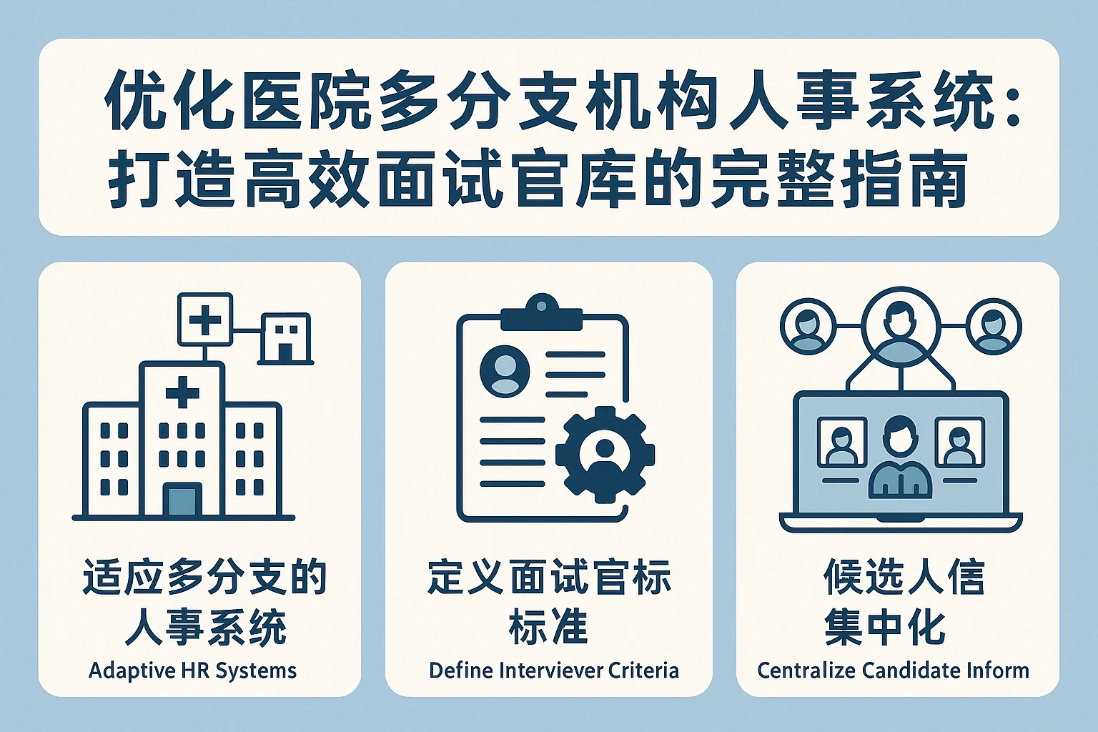 优化医院多分支机构人事系统:打造高效面试官库的完整指南