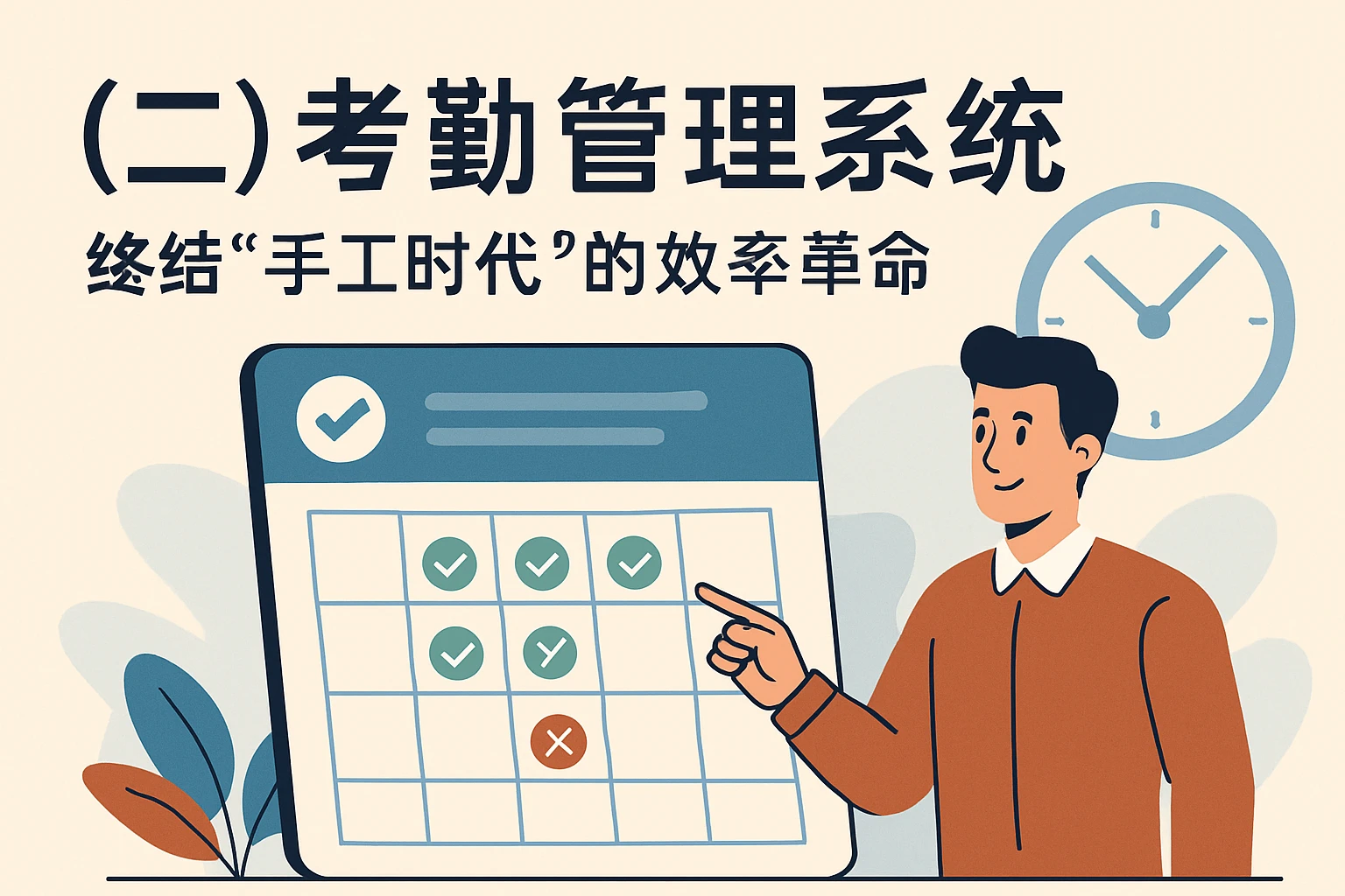（二）考勤管理系统：终结“手工时代”的效率革命