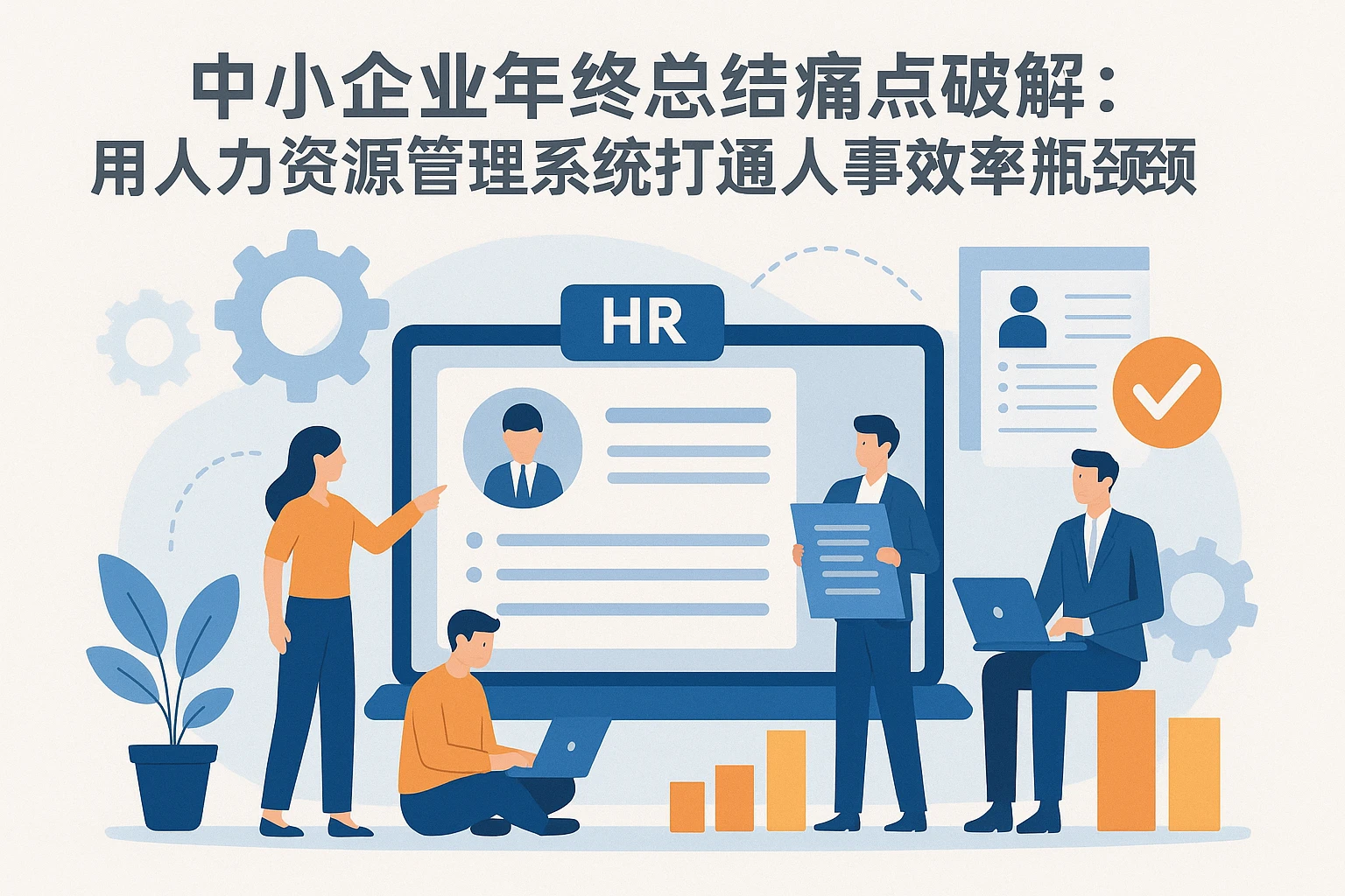 中小企业年终总结痛点破解:用人力资源管理系统打通人事效率瓶颈