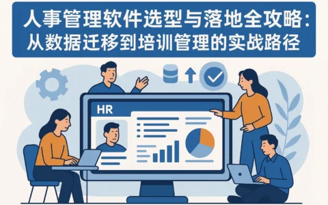 人事管理软件选型与落地全攻略：从数据迁移到培训管理的实战路径