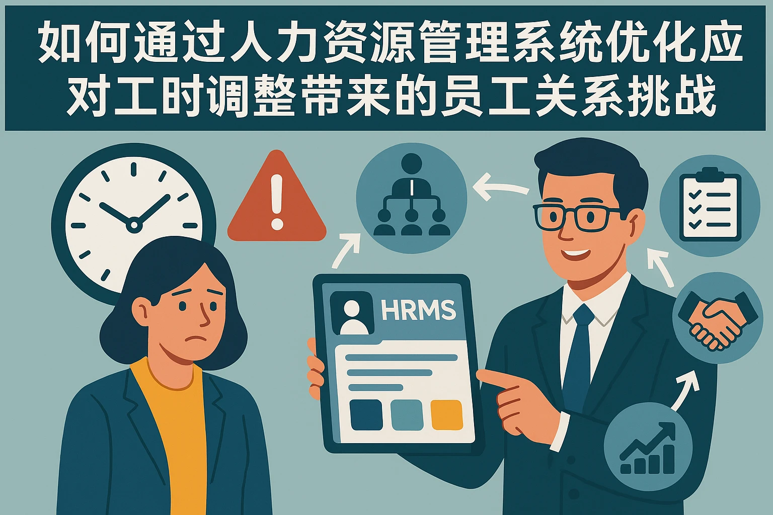 如何通过人力资源管理系统优化应对工时调整带来的员工关系挑战