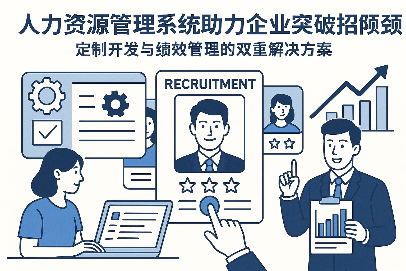 人力资源管理系统助力企业突破招聘瓶颈:定制开发与绩效管理的双重解决方案