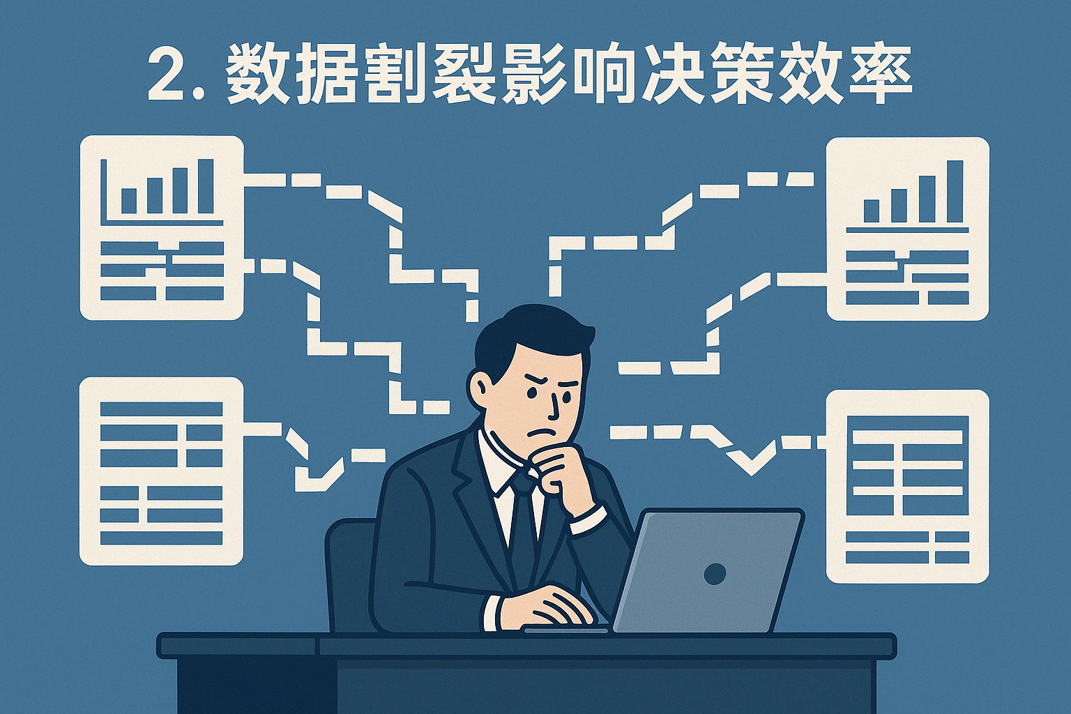 2. 数据割裂影响决策效率