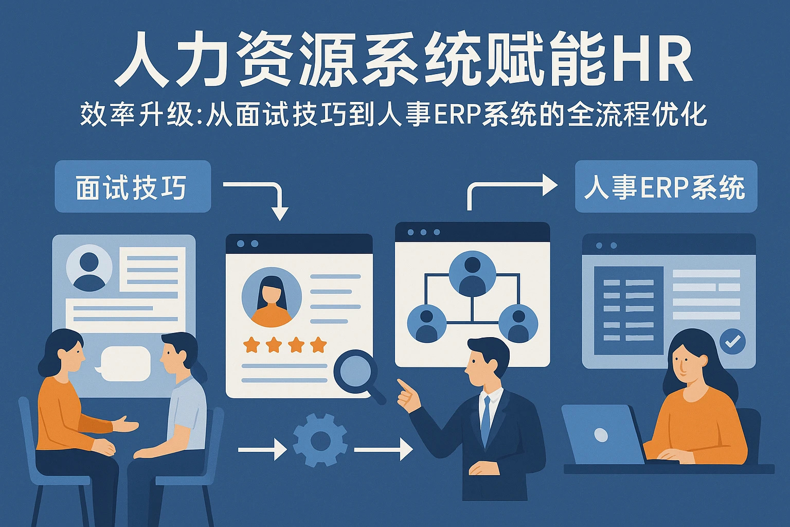 人力资源系统赋能HR效率升级：从面试技巧到人事ERP系统的全流程优化