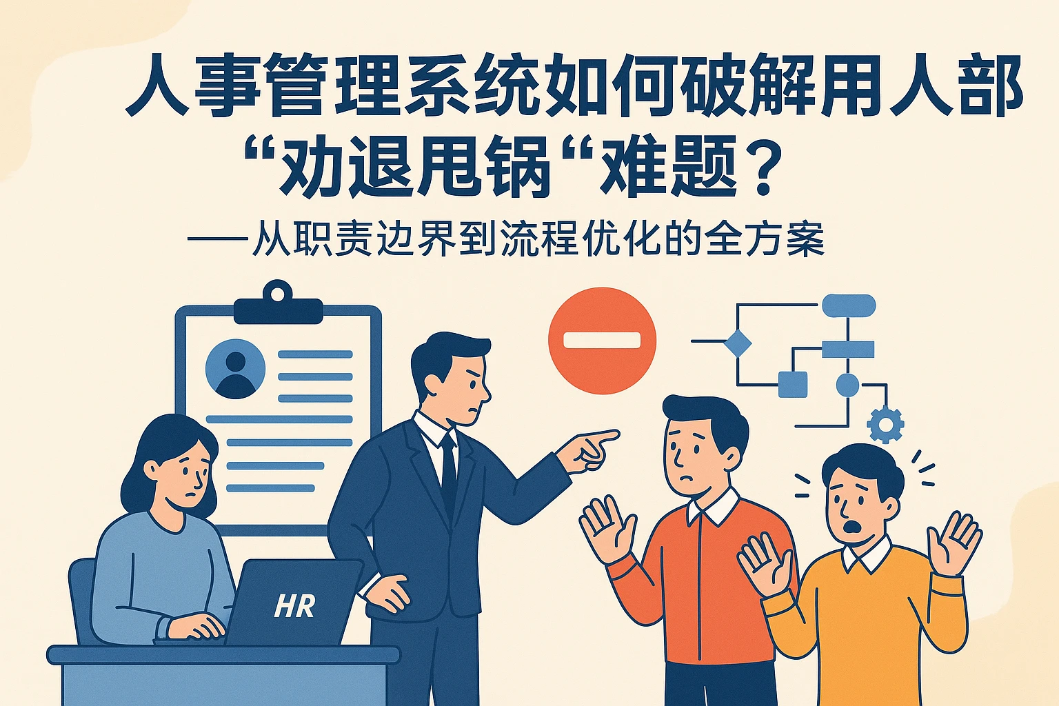 人事管理系统如何破解用人部门“劝退甩锅”难题？——从职责边界到流程优化的全方案