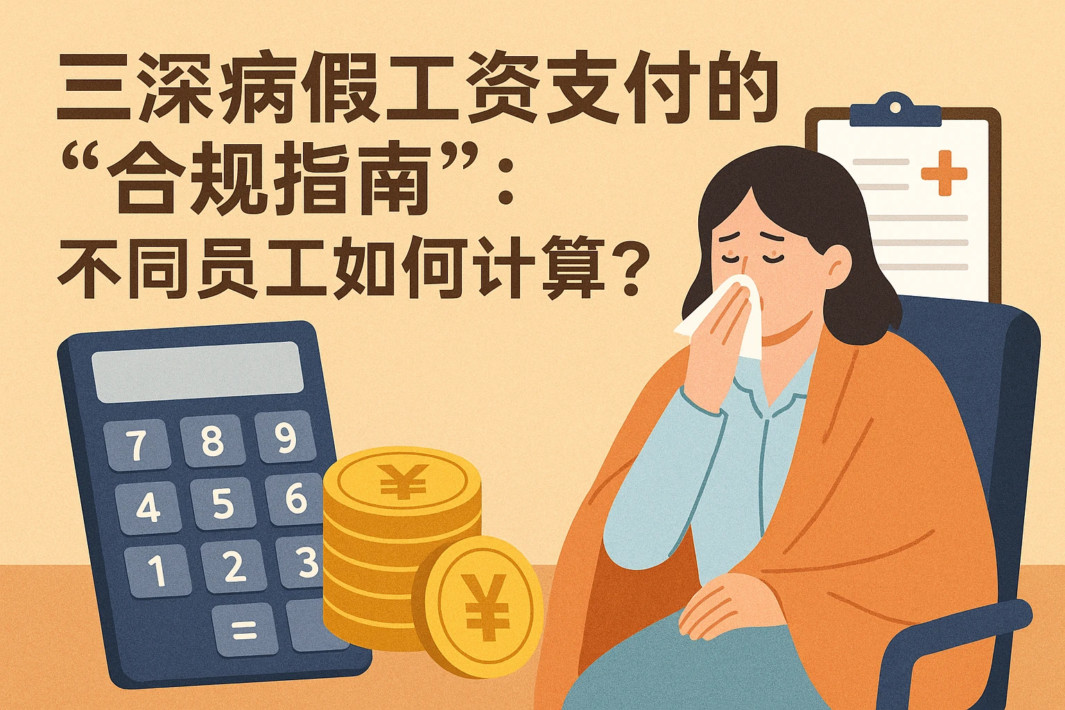 二、深圳病假工资支付的“合规指南”：不同员工如何计算？