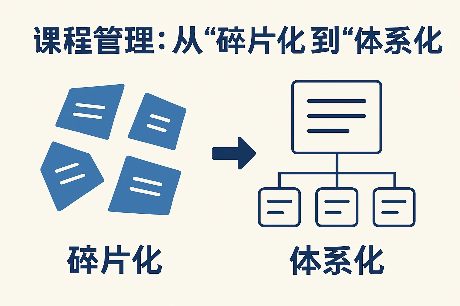 2. 课程管理：从“碎片化”到“体系化”