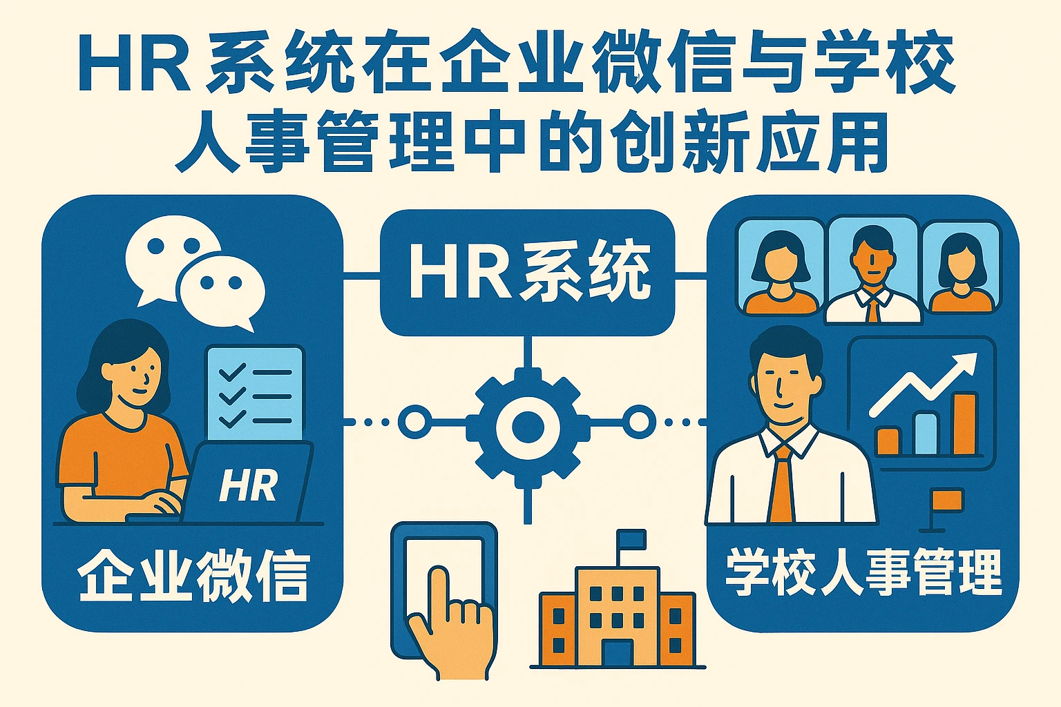 HR系统在企业微信与学校人事管理中的创新应用
