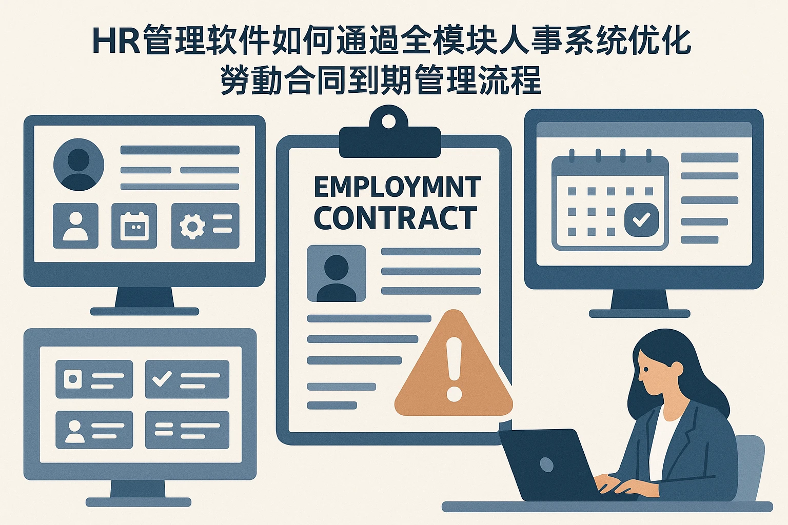 HR管理软件如何通过全模块人事系统优化劳动合同到期管理流程