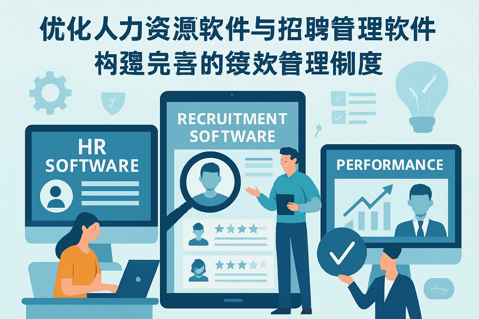 优化人力资源软件与招聘管理软件,构建完善的绩效管理制度