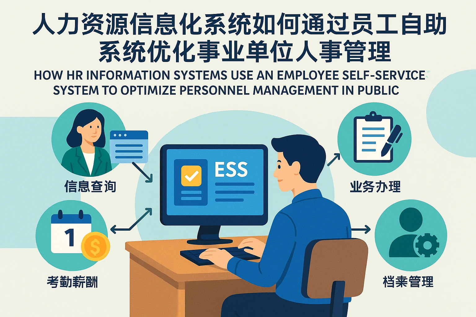 人力资源信息化系统如何通过员工自助系统优化事业单位人事管理