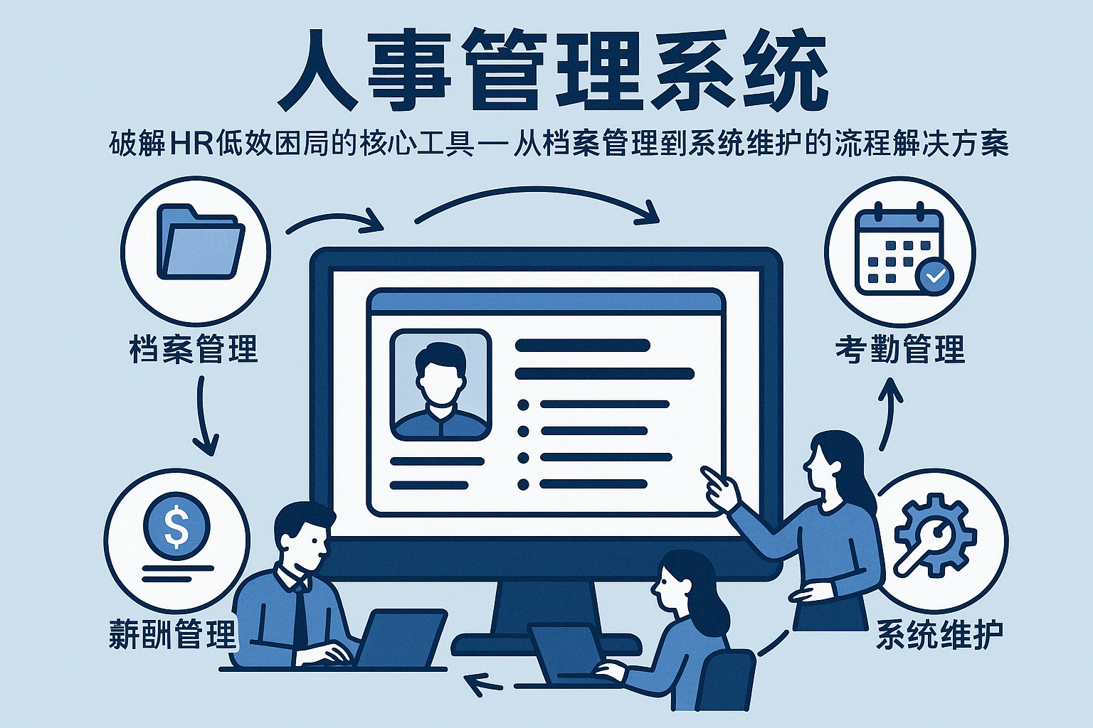 人事管理系统：破解HR低效困局的核心工具——从档案管理到系统维护的全流程解决方案