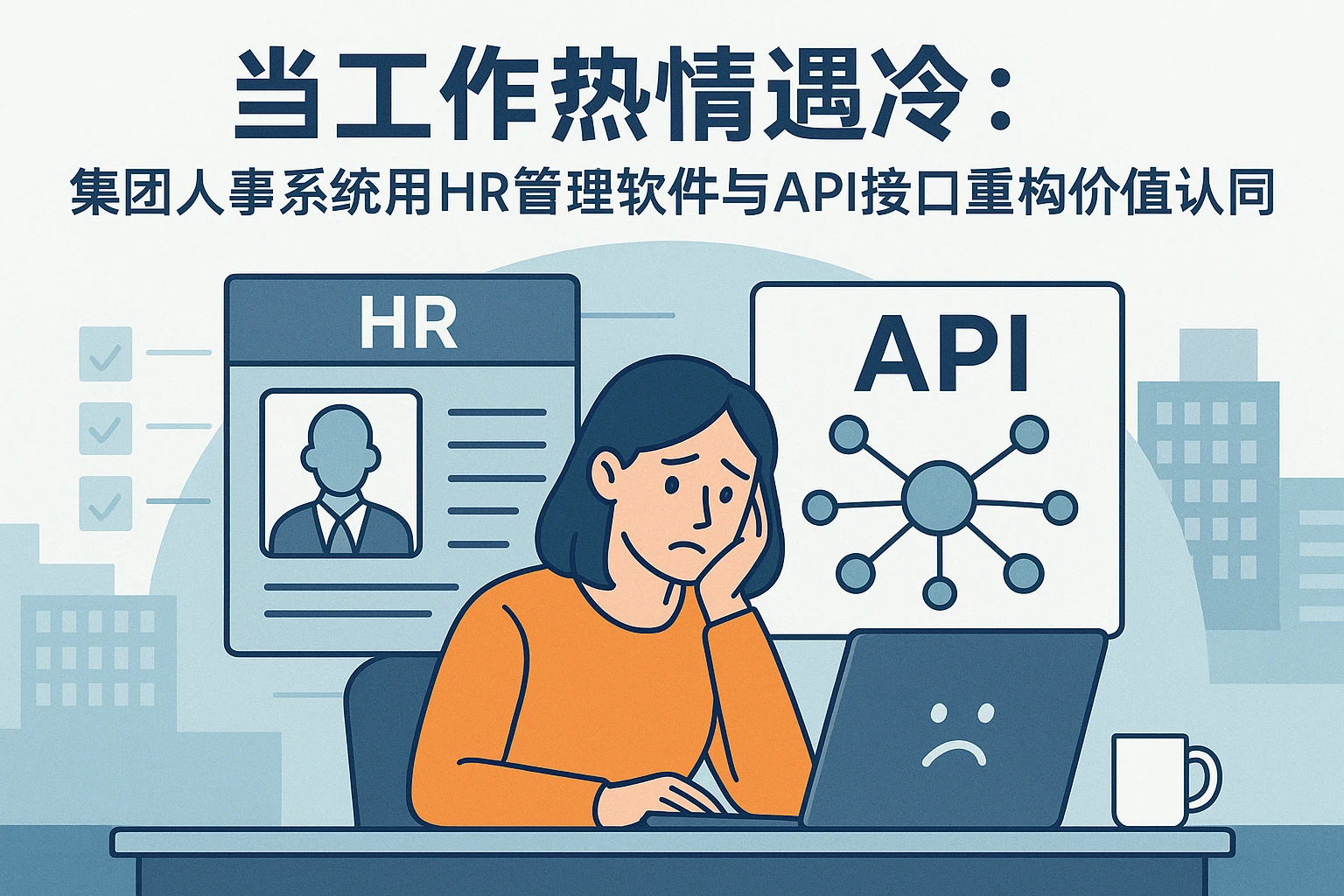 当工作热情遇冷:集团人事系统用HR管理软件与API接口重构价值认同