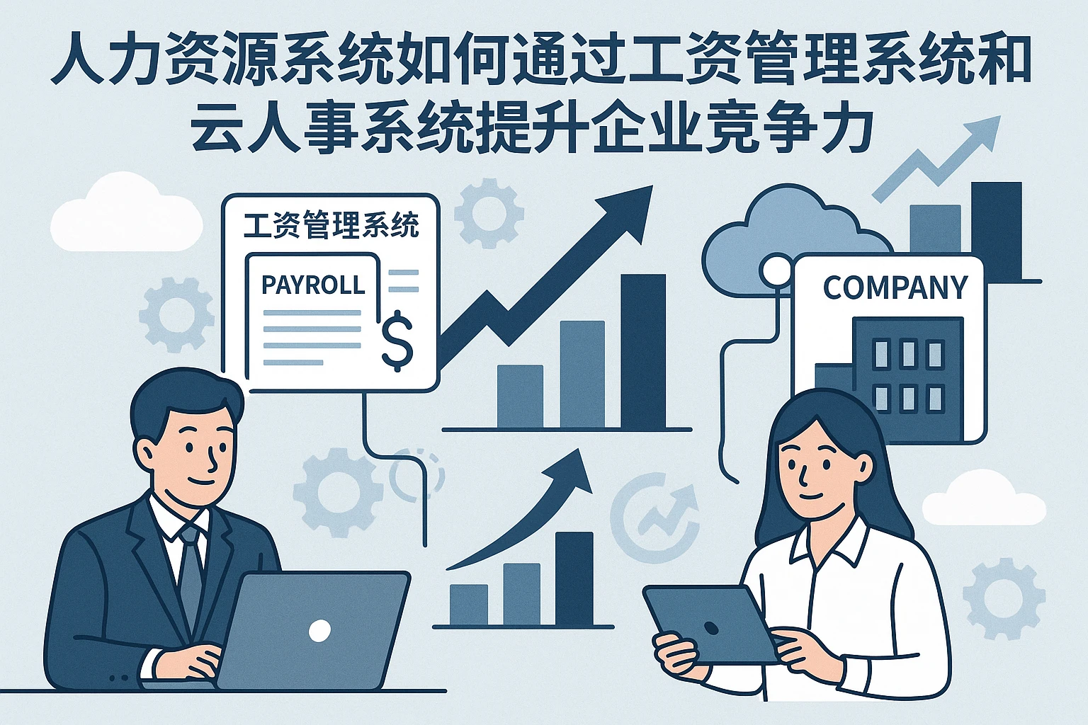 人力资源系统如何通过工资管理系统和云人事系统提升企业竞争力