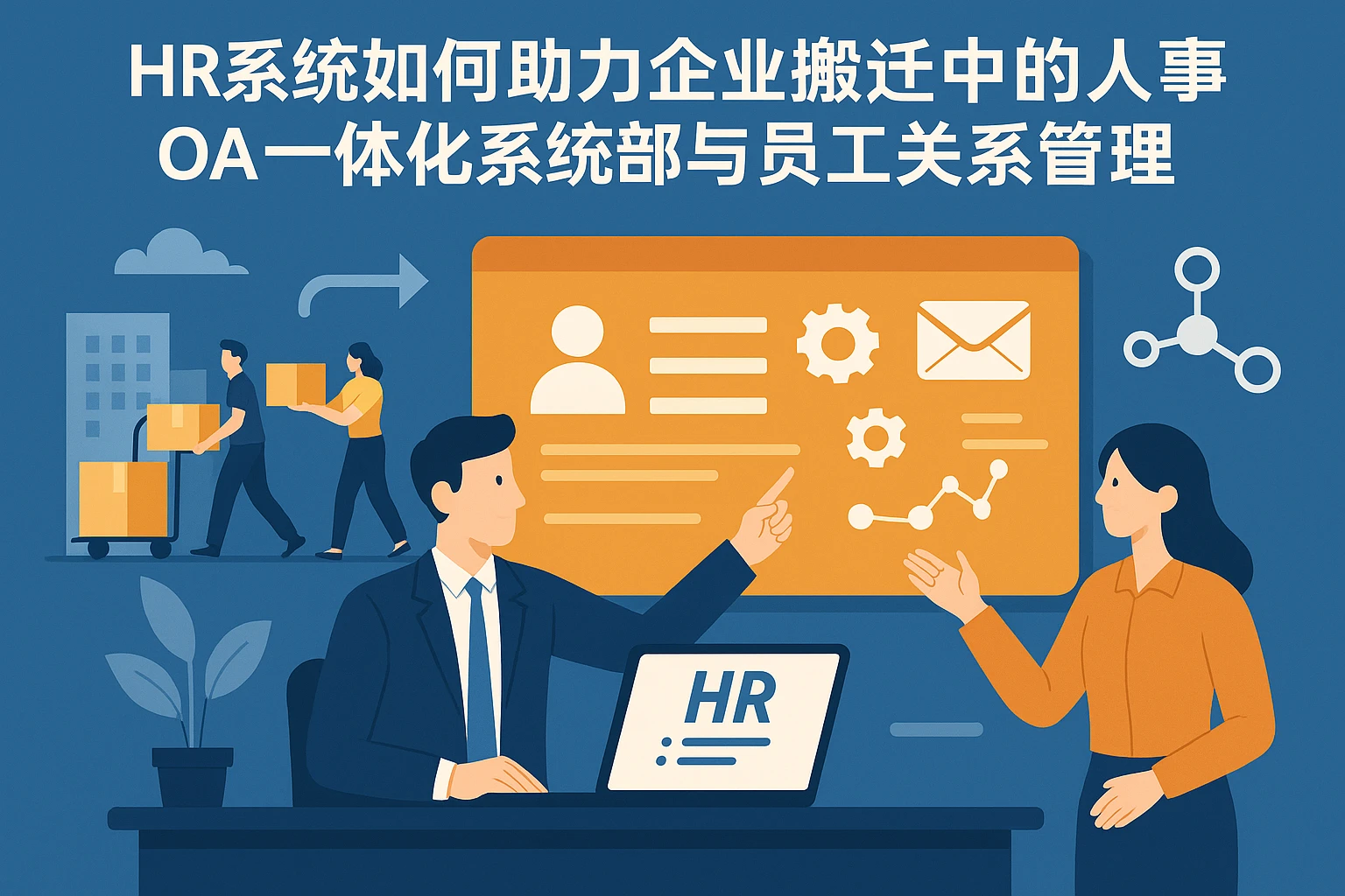 HR系统如何助力企业搬迁中的人事OA一体化系统部署与员工关系管理
