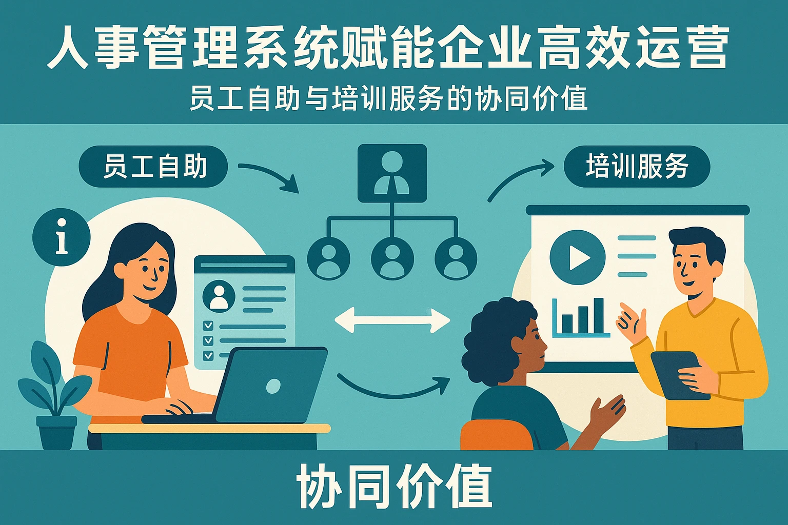 人事管理系统赋能企业高效运营：员工自助与培训服务的协同价值