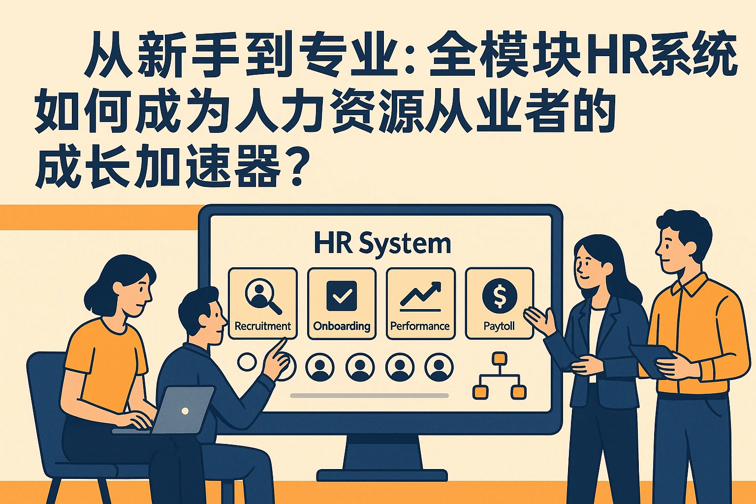 从新手到专业：全模块HR系统如何成为人力资源从业者的成长加速器？