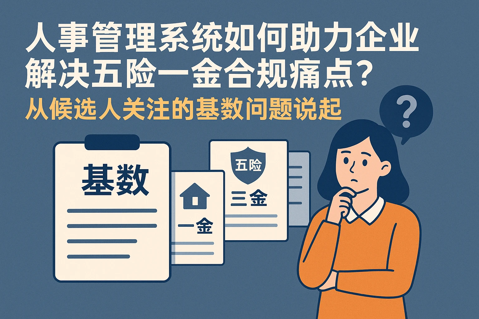 人事管理系统如何助力企业解决五险一金合规痛点?从候选人关注的基数问题说起