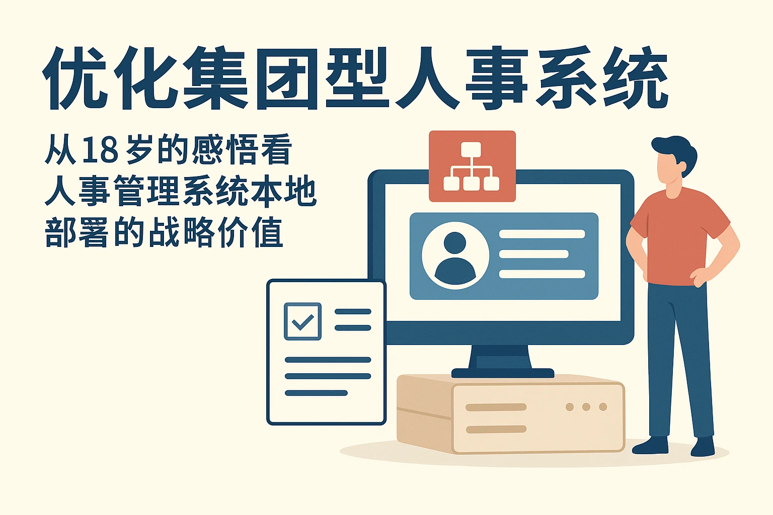 优化集团型人事系统：从18岁的感悟看人事管理系统本地部署的战略价值