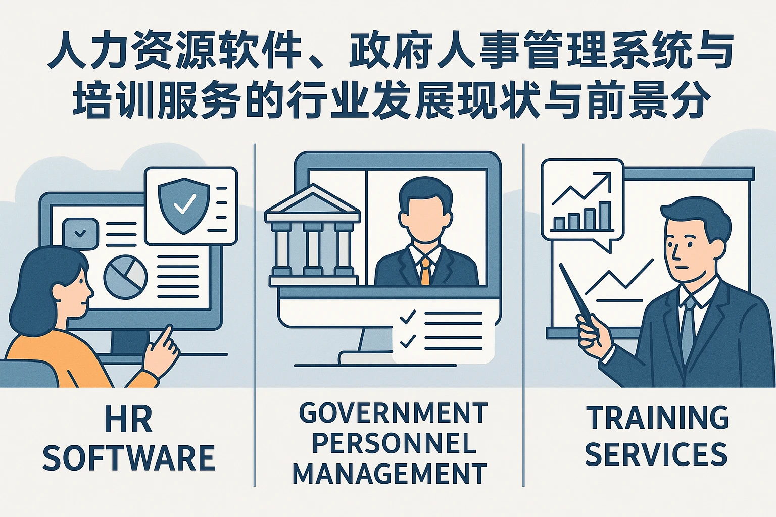 人力资源软件、政府人事管理系统与培训服务的行业发展现状与前景分析