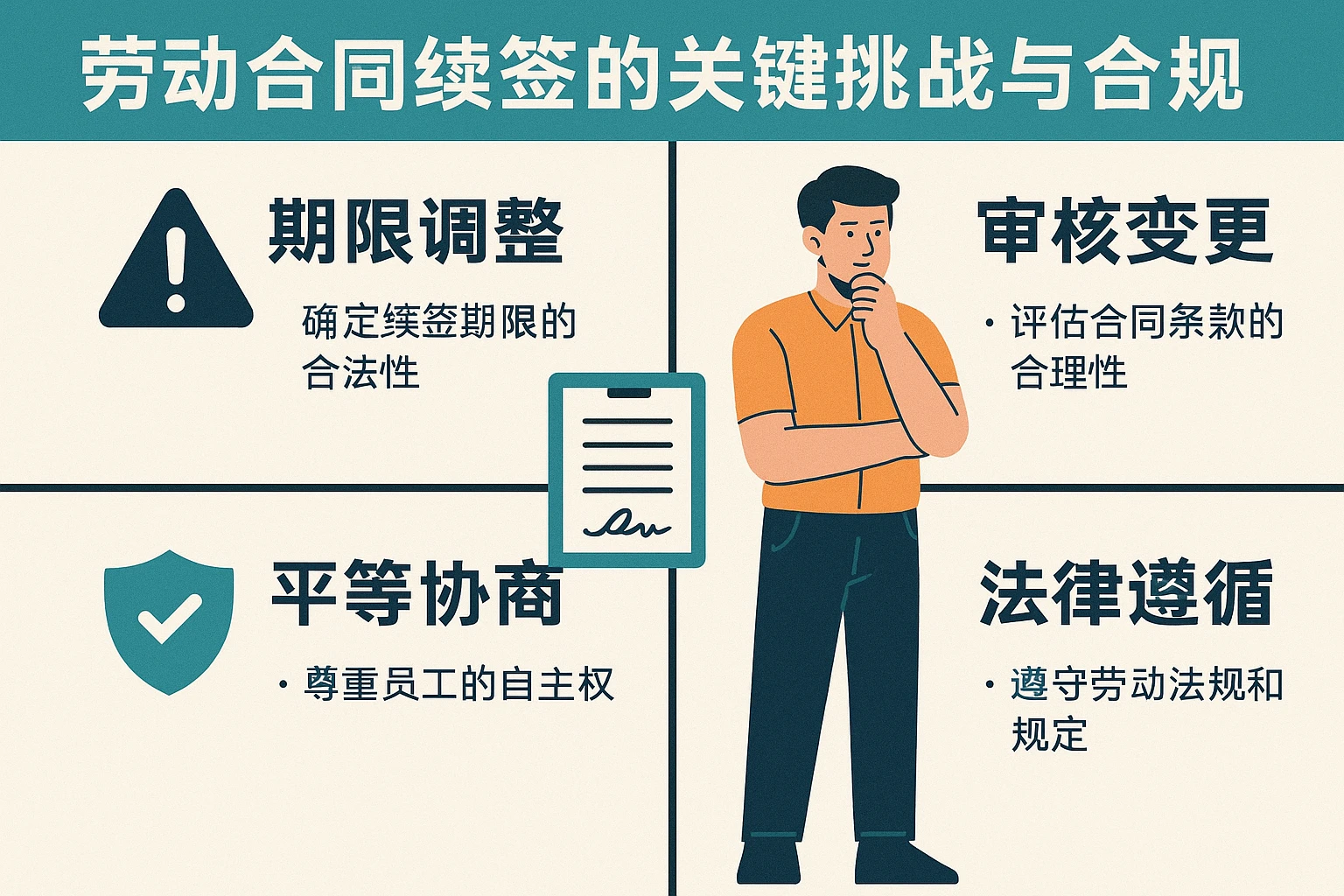 劳动合同续签的关键挑战与合规要求