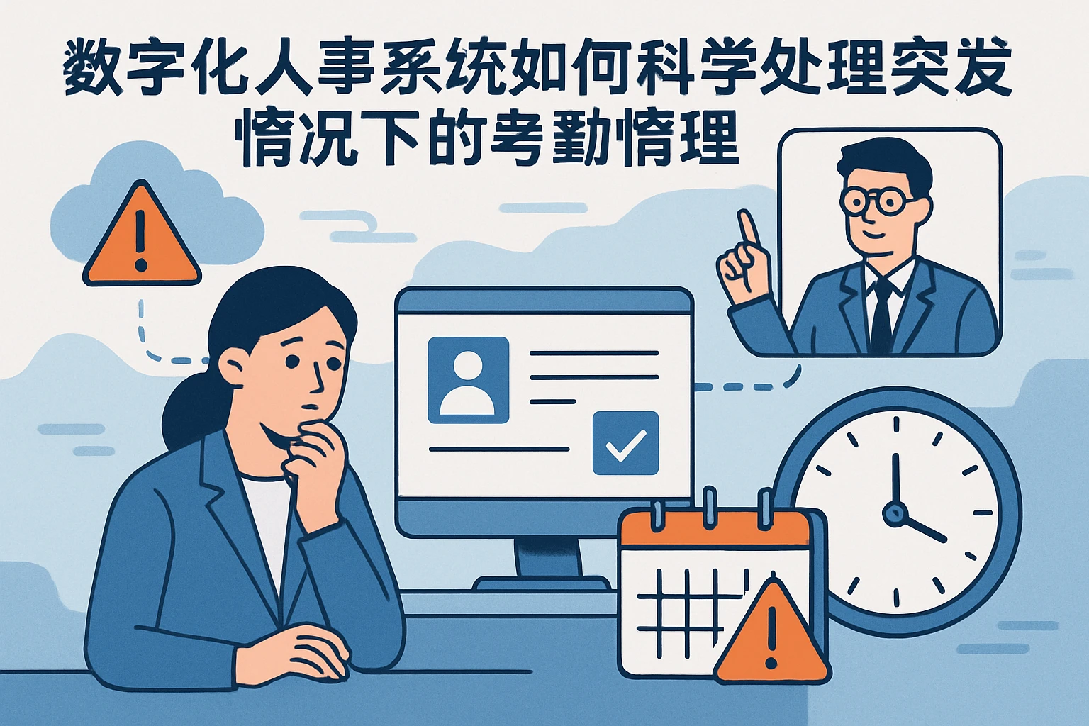 数字化人事系统如何科学处理突发情况下的考勤管理