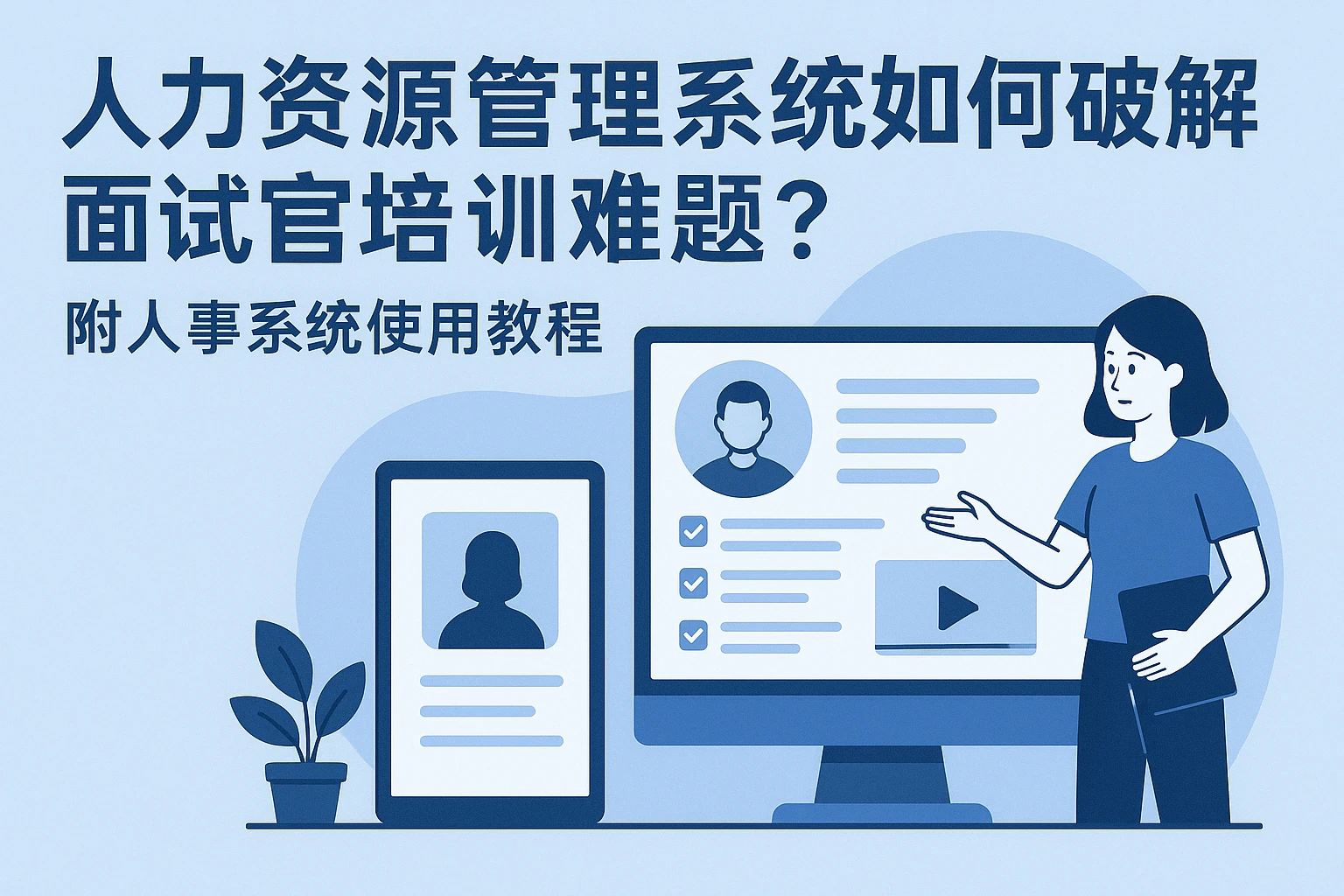 人力资源管理系统如何破解面试官培训难题？附人事系统使用教程