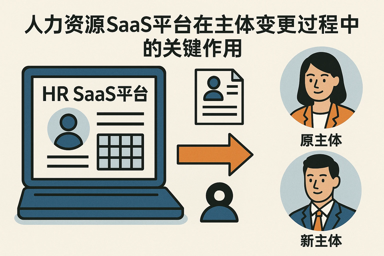 人力资源SaaS平台在主体变更过程中的关键作用