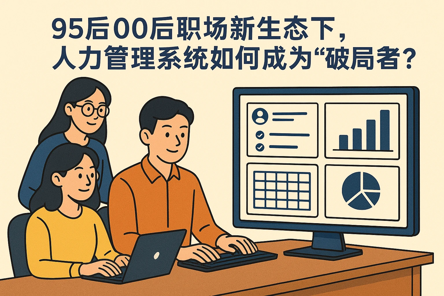 95后00后职场新生态下，人事管理系统如何成为企业管理的“破局者”？